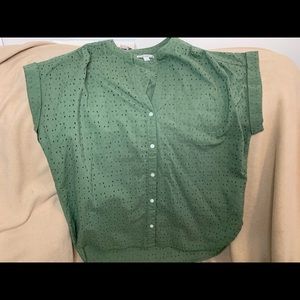 Eyelet Camp Shirt